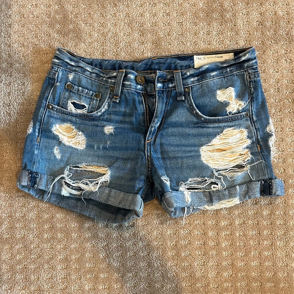 rag & bone jean shorts size 23